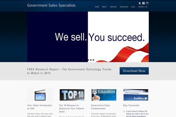 inFocus theme site design template sample