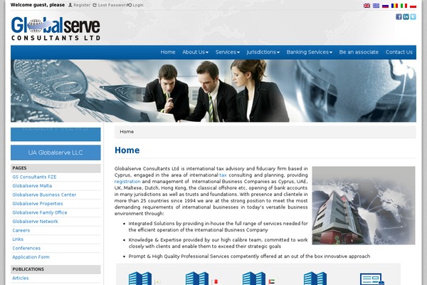 gstaxconsultants.com site used Wp-boot