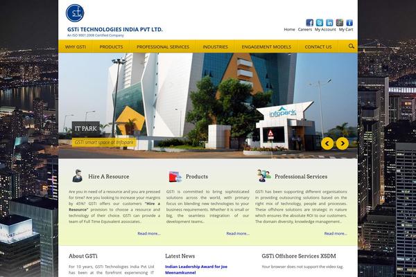 Push theme site design template sample