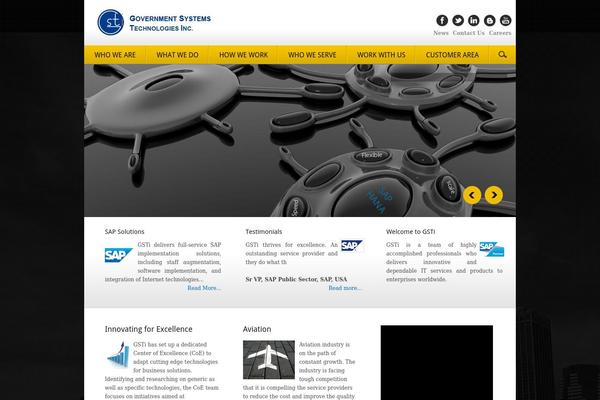 Push theme site design template sample