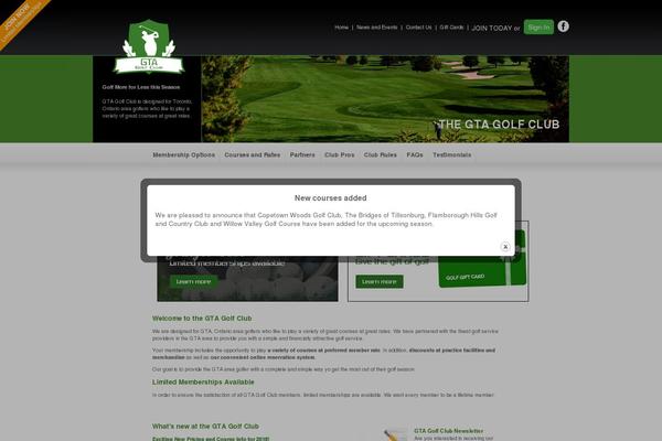 gtagolfclub.ca site used Grayrock