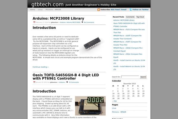 iTech theme site design template sample