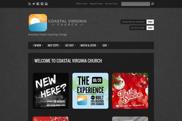 Resurrect theme site design template sample