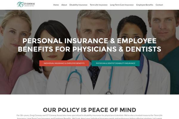Zerif Pro theme site design template sample