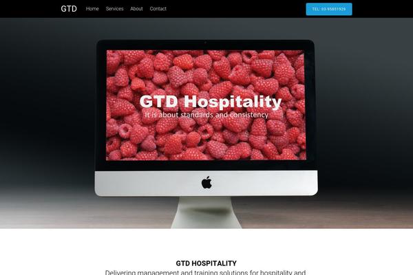 Tesseract theme site design template sample