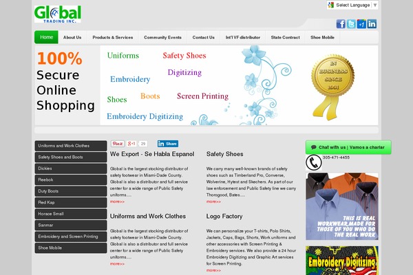 Blossom theme site design template sample