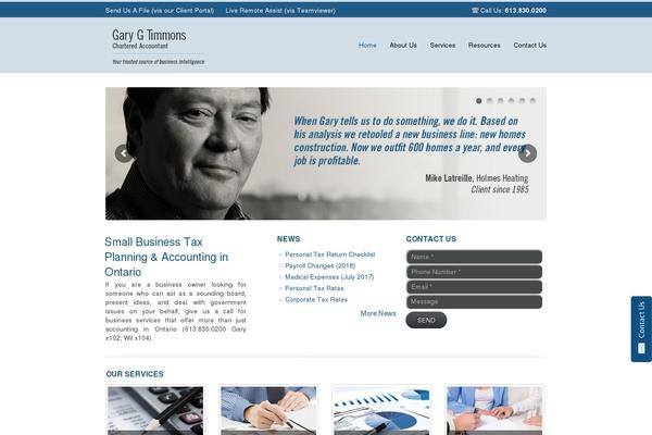 Progressio theme site design template sample