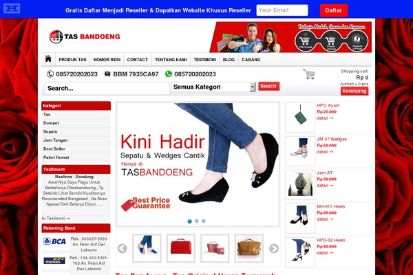 WP-Grosir theme site design template sample