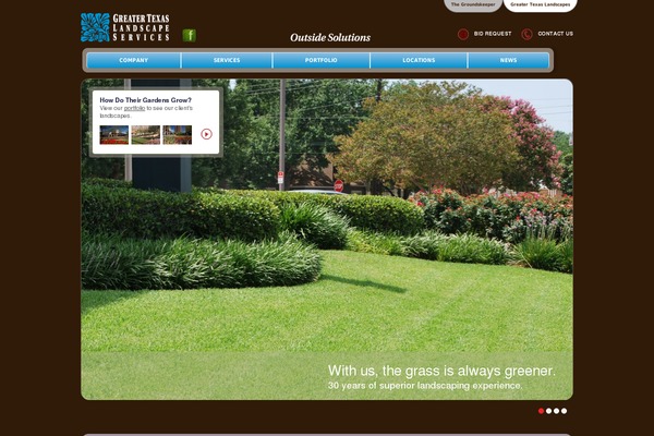 gtlandscapes.com site used Groundskeeper