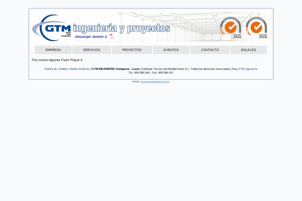 gtmingenieria.es site used Gtm