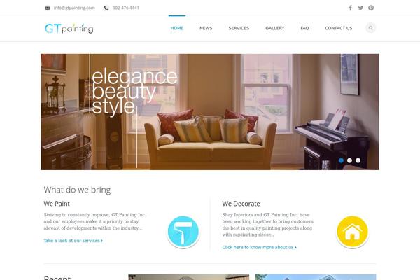 Mexin theme site design template sample