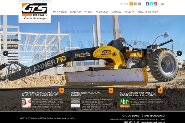 gtsdobrasil.ind.br site used Gts