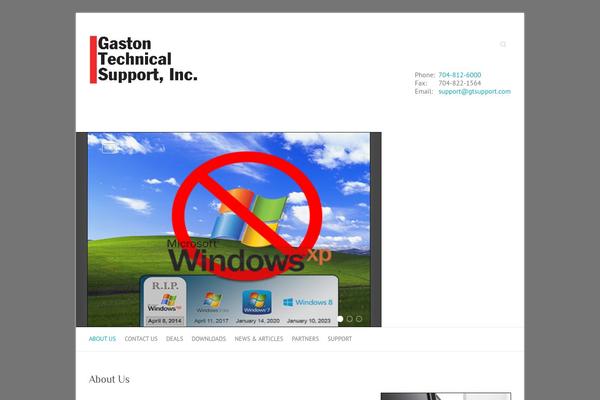 Attitude theme site design template sample