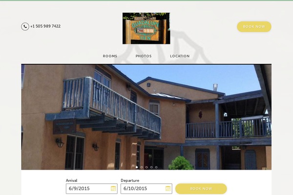 guadalupeinn.com site used Travel Blogger