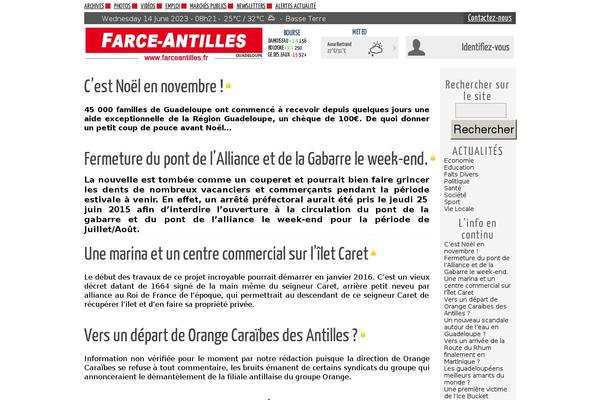 guadeloupe.farceantilles.fr site used Farceantilles