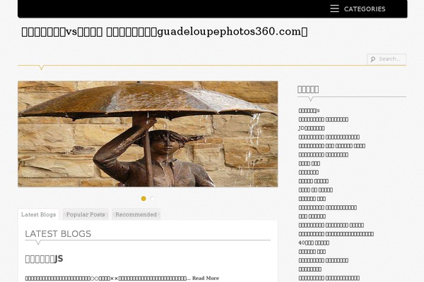 Supernova theme site design template sample
