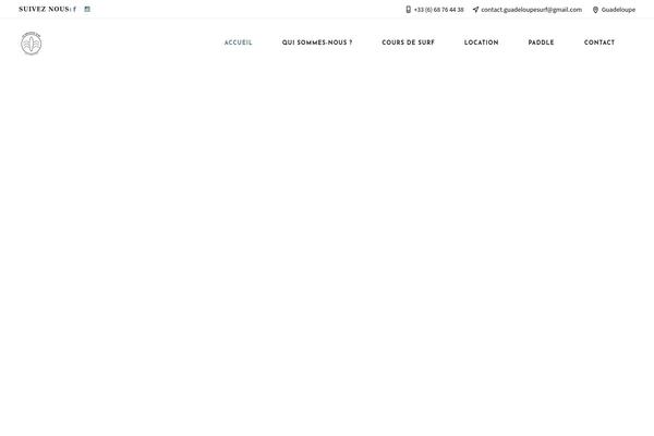 WaveRide theme site design template sample