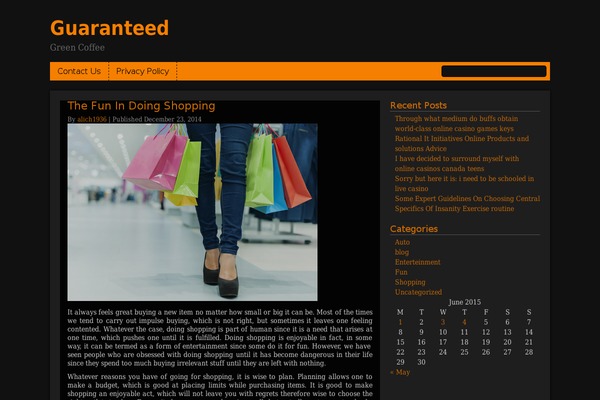 guaranteedgreencoffee.co.uk site used Haunted-house