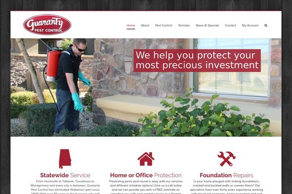 guarantypestcontrol.com site used Zimney