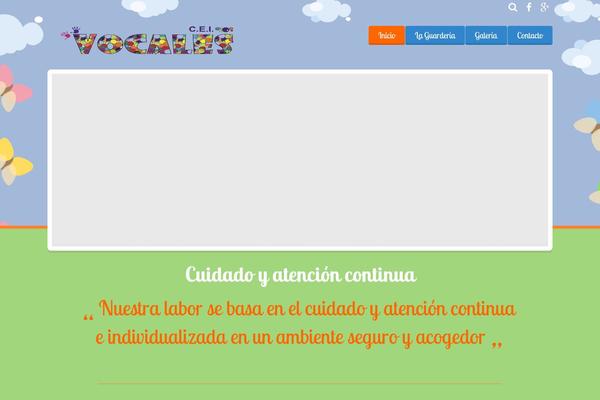 guarderiavocales.com site used Happy Kids