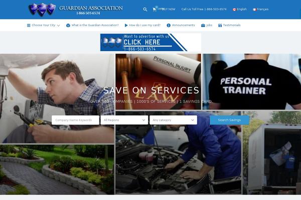 Listify theme site design template sample