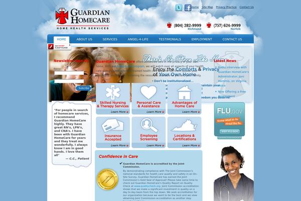 Guardian theme site design template sample