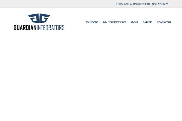Guardian theme site design template sample