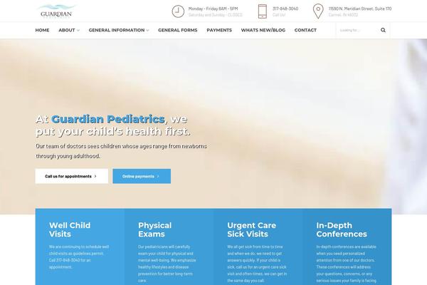 Medicare theme site design template sample
