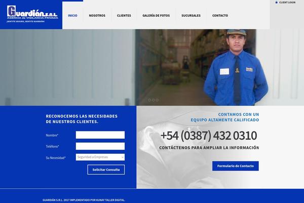 ProGuards theme site design template sample