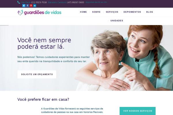 Wecare theme site design template sample