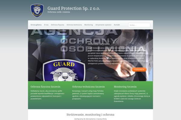 Pilgrim theme site design template sample