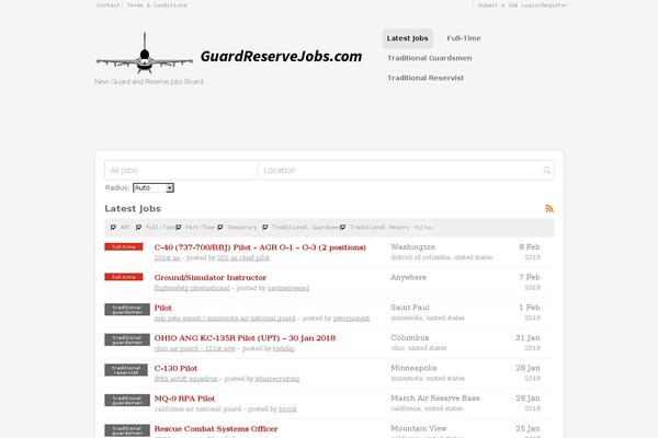 Jobroller theme site design template sample