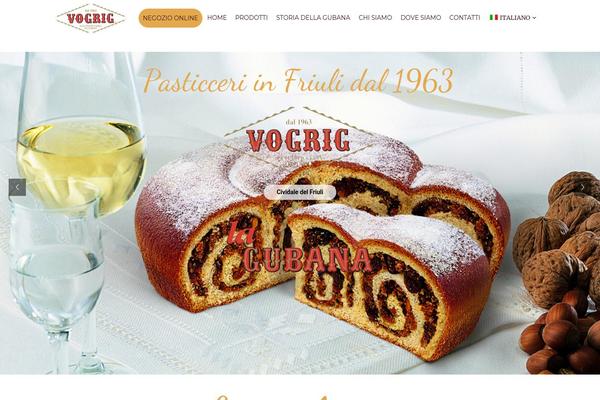 Cake theme site design template sample