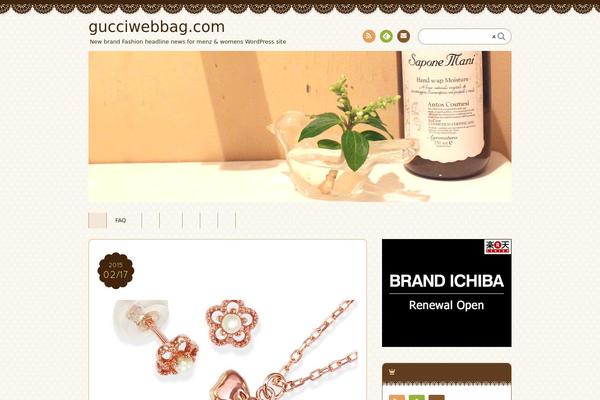 Chocolat theme site design template sample