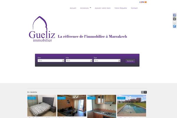 gueliz-immo.com site used Amygi
