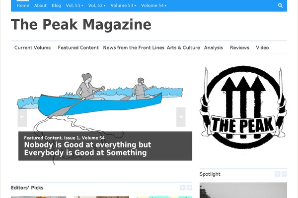 Outspoken theme site design template sample
