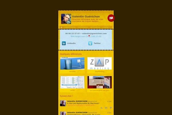 MiniCard theme site design template sample