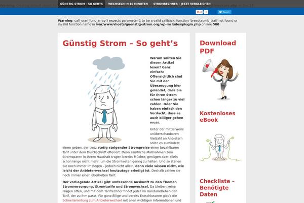 guenstig-strom.org site used Qing