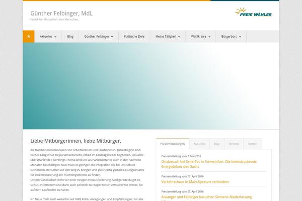 Clockwork theme site design template sample