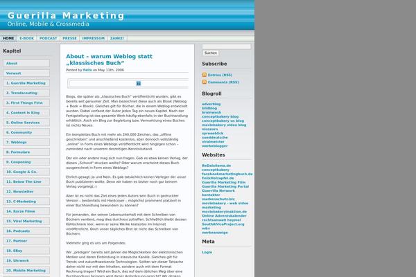 Andreas09 theme site design template sample