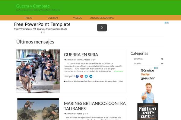 Virtue theme site design template sample
