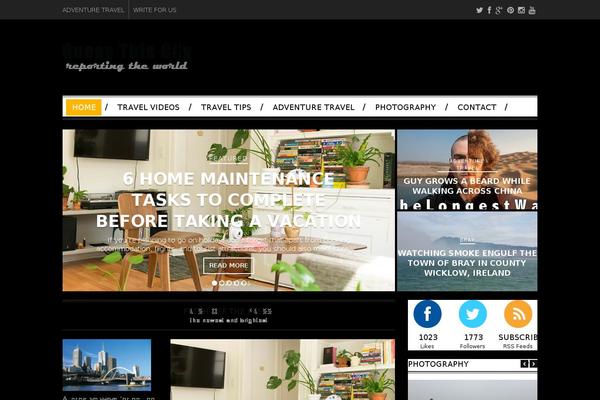 Santiago theme site design template sample
