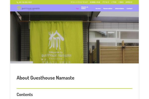 Divi theme site design template sample