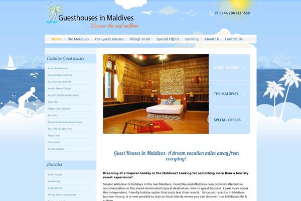 Travel_island theme site design template sample