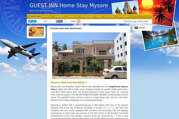 Travel Blogger theme site design template sample