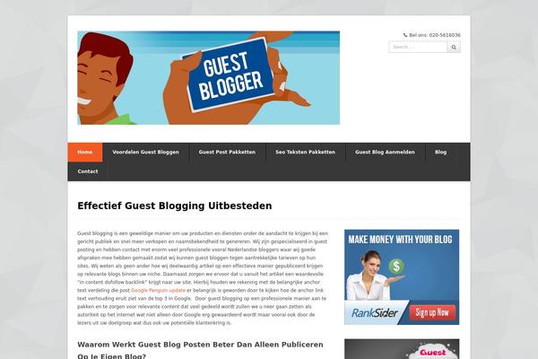 Pytheas theme site design template sample