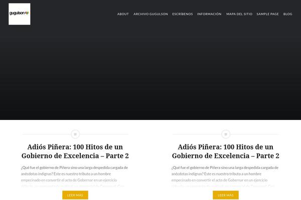 gugulson.com site used Organic_bold_blue