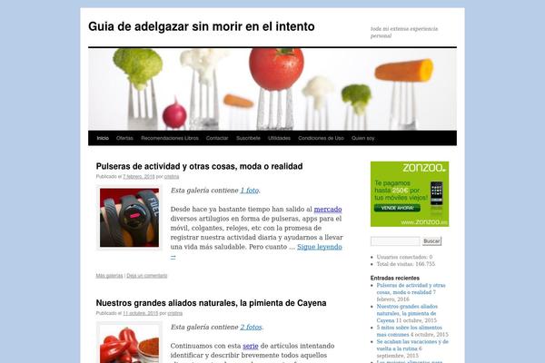 Twenty Ten theme site design template sample