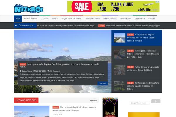 Click-mag theme site design template sample