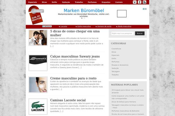 Classico theme site design template sample
